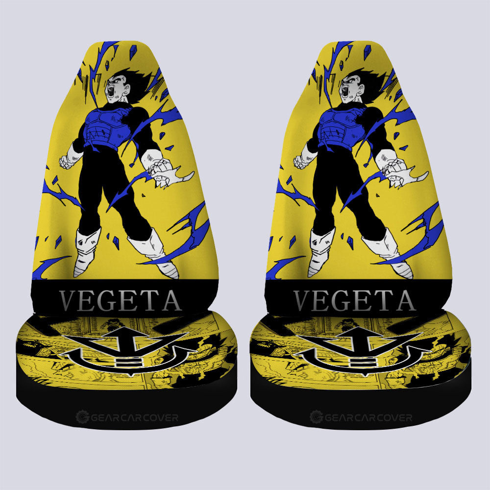 Vegeta Car Seat Covers Custom Manga Color Style - Gearcarcover - 4