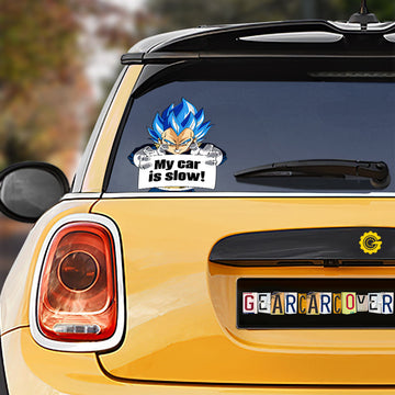 Vegeta Car Sticker Custom - Gearcarcover - 1