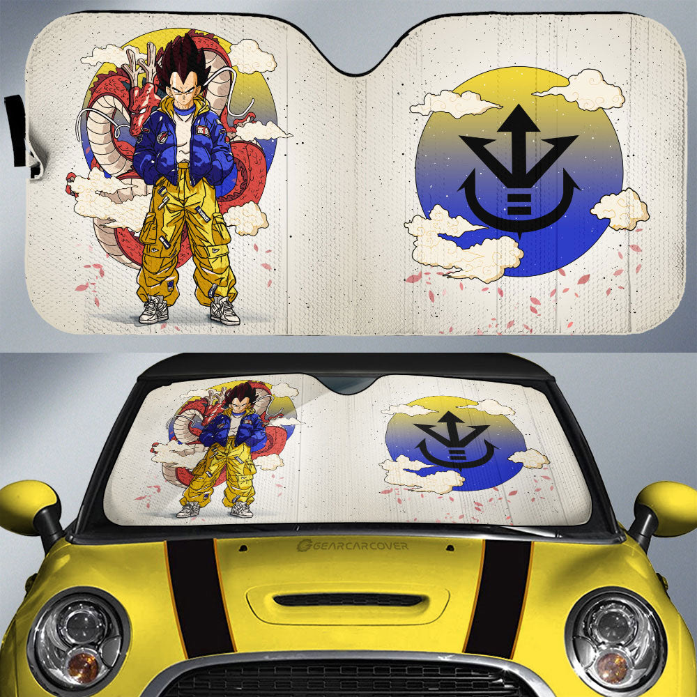 Vegeta Car Sunshade Anime Collection - Gearcarcover - 1