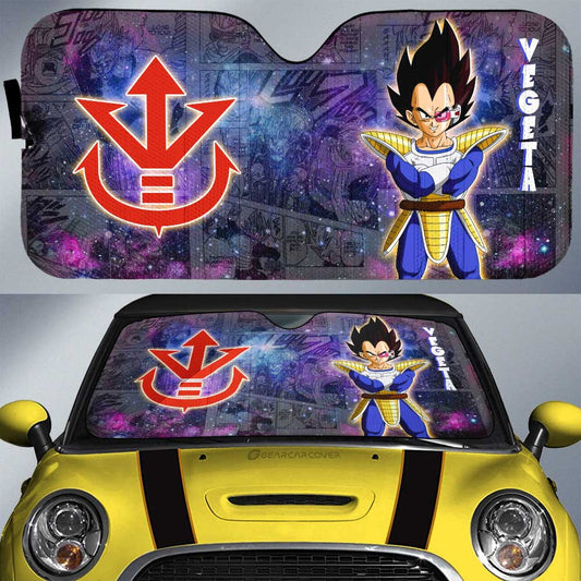 Vegeta Car Sunshade Custom Car Accessories Manga Galaxy Style - Gearcarcover - 1