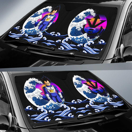 Vegeta Car Sunshade Custom Dragon Ball Car Interior Accessories - Gearcarcover - 2