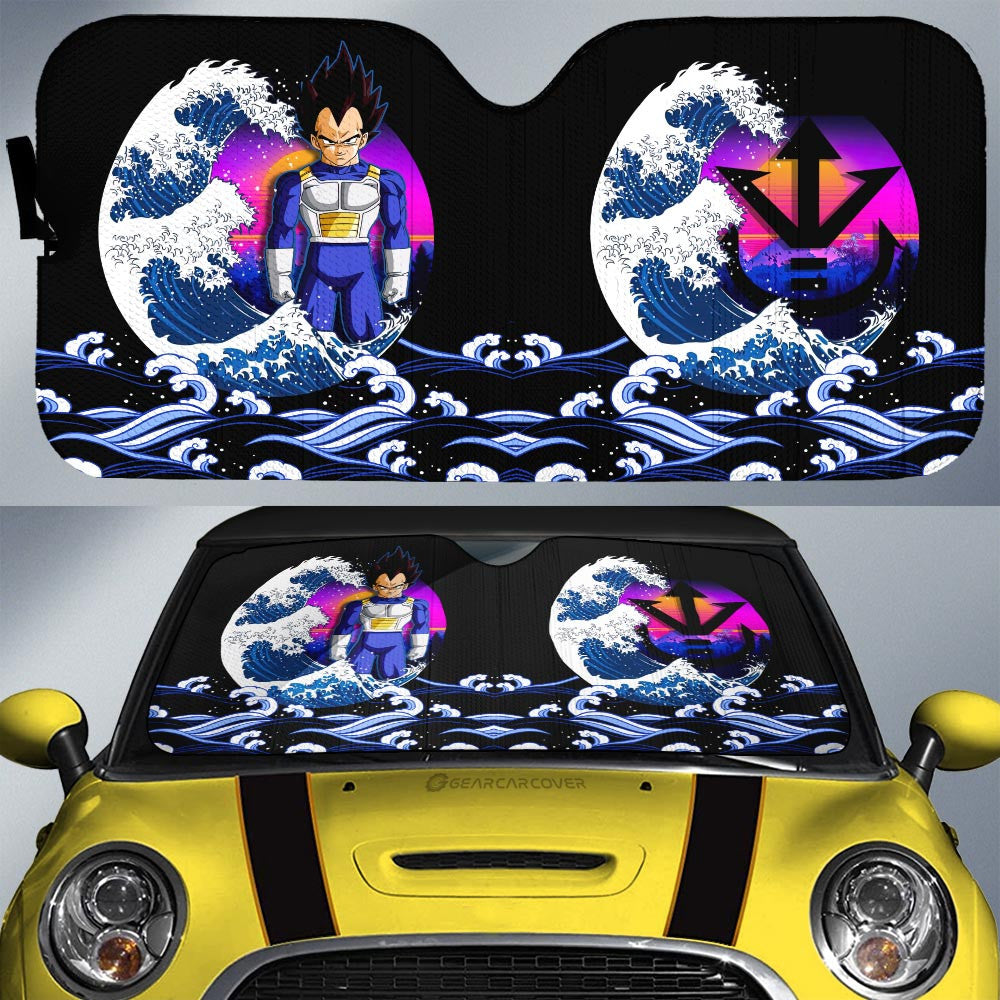 Vegeta Car Sunshade Custom Dragon Ball Car Interior Accessories - Gearcarcover - 1