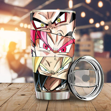 Vegeta Eyes Tumbler Cup Custom Car Interior Accessories - Gearcarcover - 1