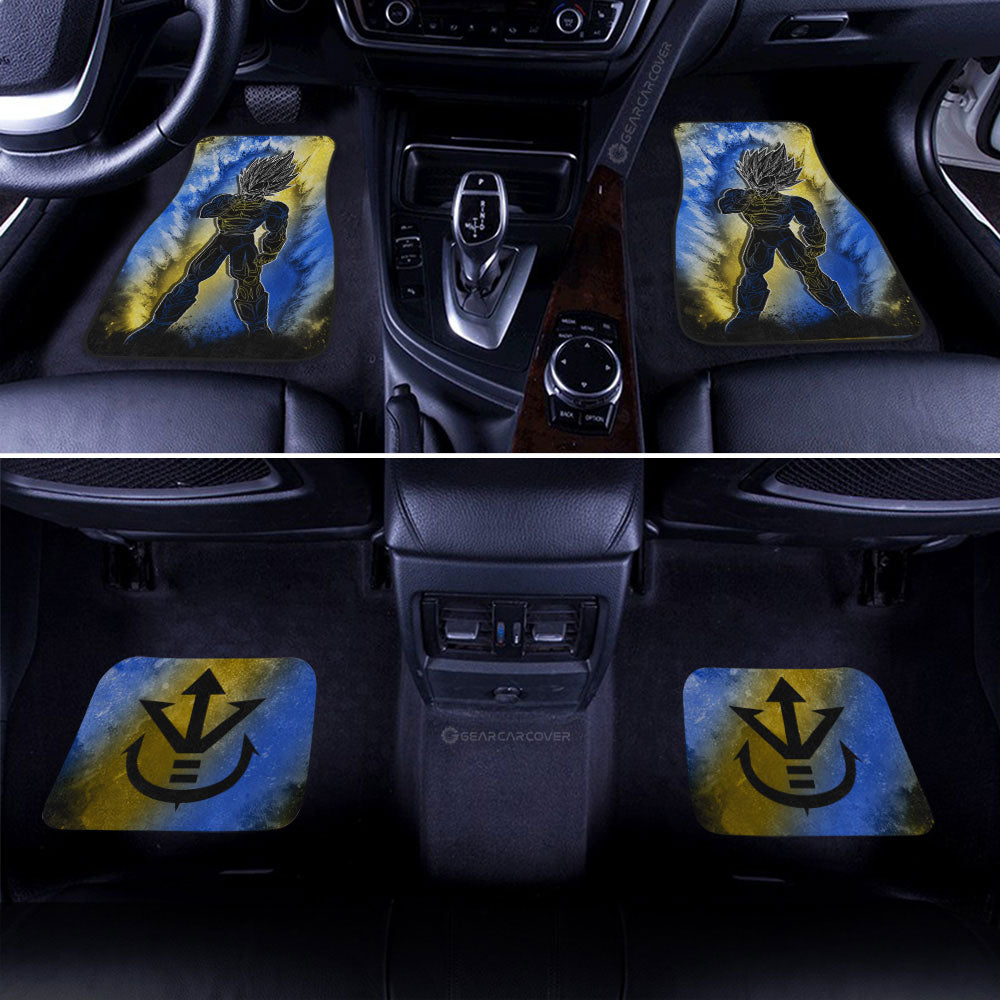 Vegeta SSJ Car Floor Mats Custom Anime Car Accessories - Gearcarcover - 2