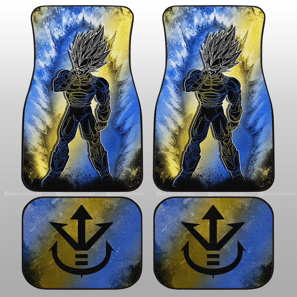 Vegeta SSJ Car Floor Mats Custom Anime Car Accessories - Gearcarcover - 1