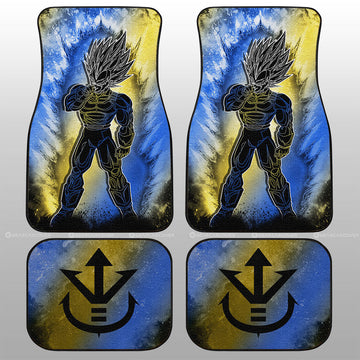 Vegeta SSJ Car Floor Mats Custom Anime Car Accessories - Gearcarcover - 1