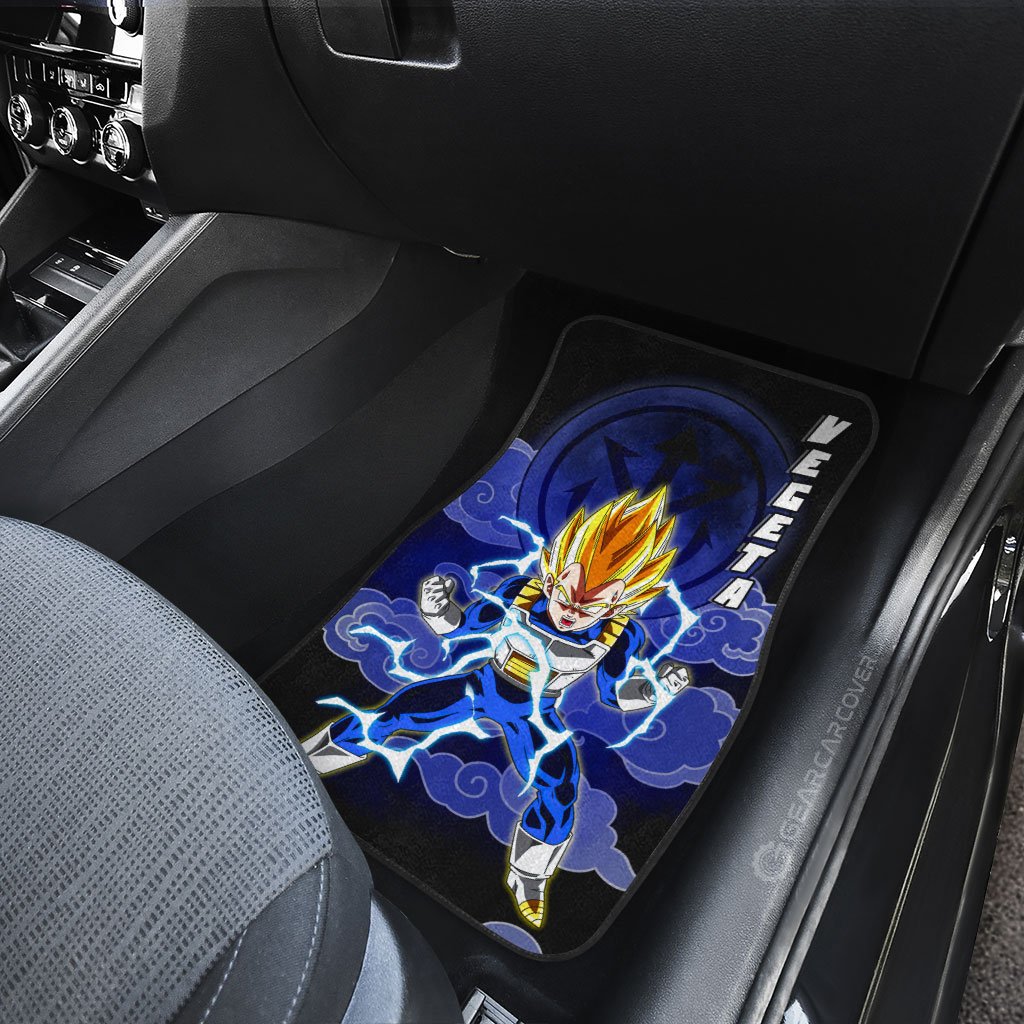 Vegeta SSJ Car Floor Mats Custom Anime Dragon Ball Car Accessories - Gearcarcover - 4