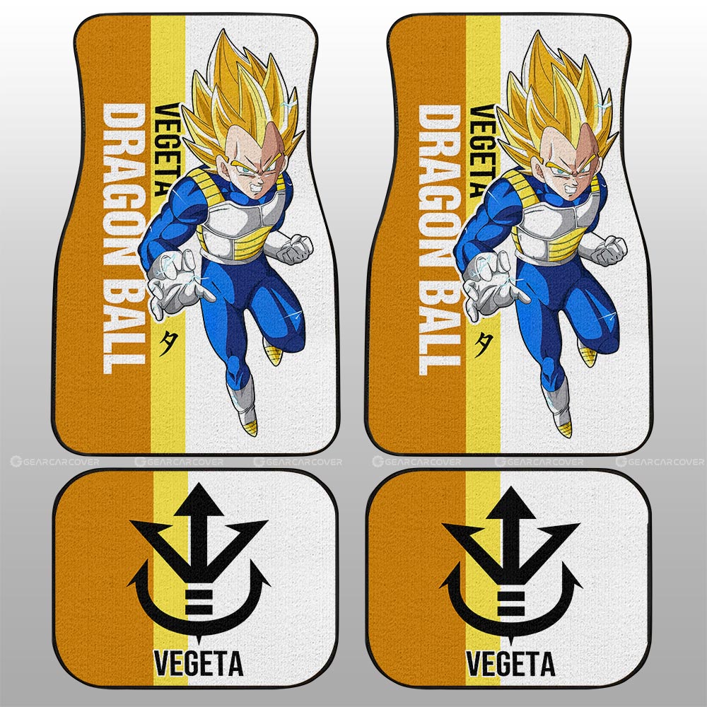 Vegeta SSJ Car Floor Mats Custom Car Accessories For Fans - Gearcarcover - 2