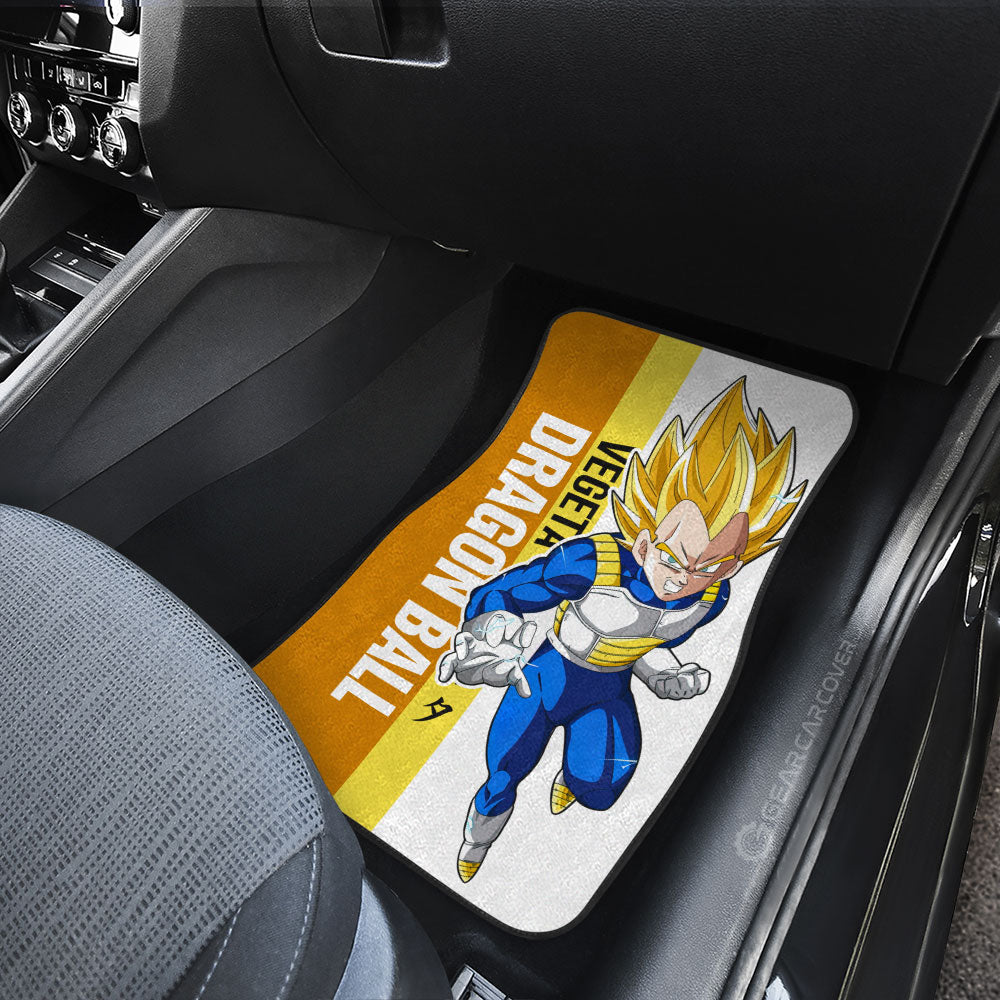 Vegeta SSJ Car Floor Mats Custom Car Accessories For Fans - Gearcarcover - 4