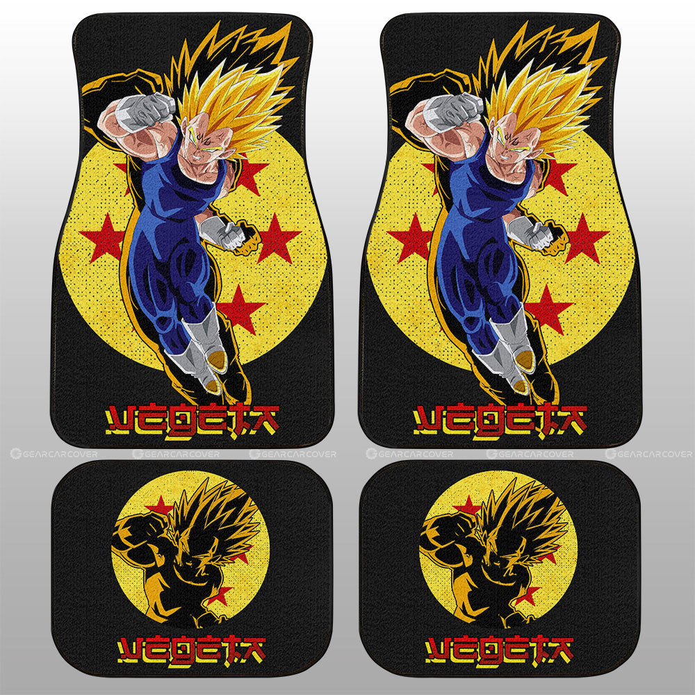 Vegeta SSJ Car Floor Mats Custom Car Accessories - Gearcarcover - 1