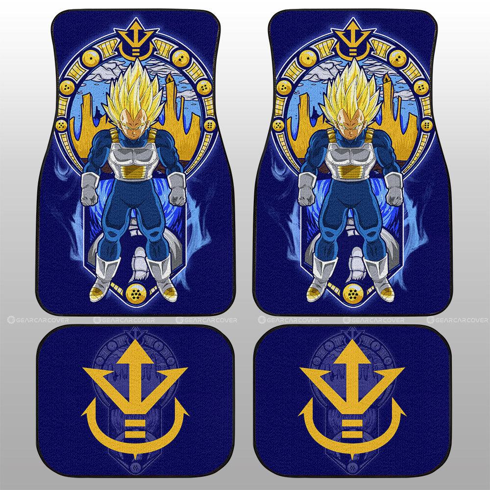 Vegeta SSJ Car Floor Mats Custom Car Interior Accessories - Gearcarcover - 1
