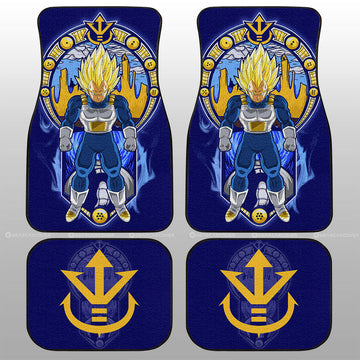 Vegeta SSJ Car Floor Mats Custom Car Interior Accessories - Gearcarcover - 1