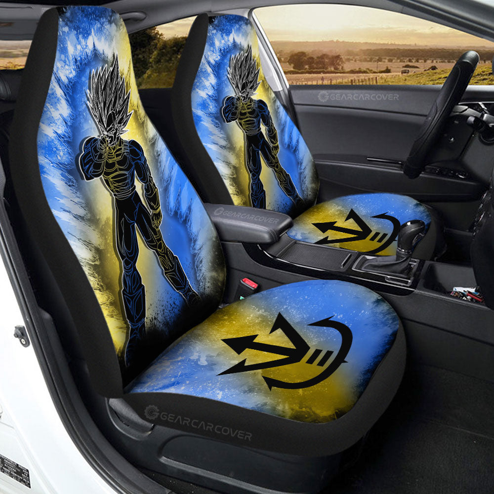Vegeta SSJ Car Seat Covers Custom Anime Car Accessories - Gearcarcover - 2