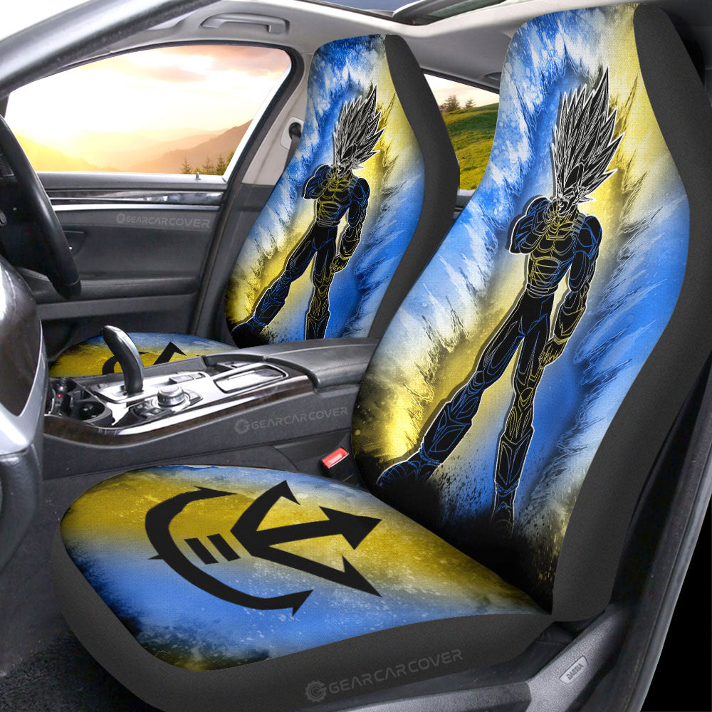 Vegeta SSJ Car Seat Covers Custom Anime Car Accessories - Gearcarcover - 1