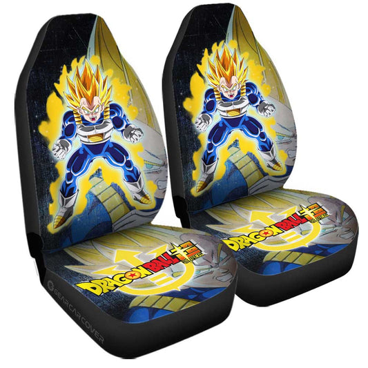 Vegeta SSJ Car Seat Covers Custom Car Accessories - Gearcarcover - 2