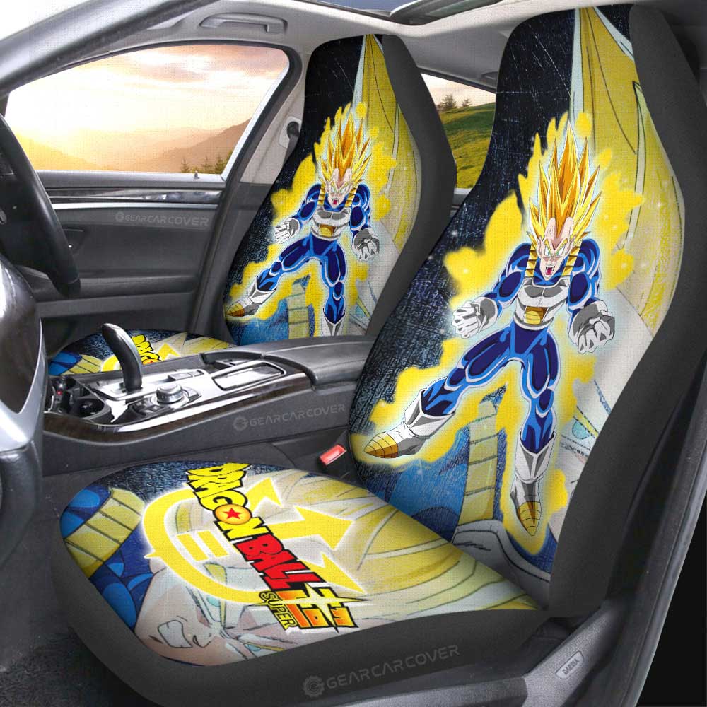 Vegeta SSJ Car Seat Covers Custom Car Accessories - Gearcarcover - 4