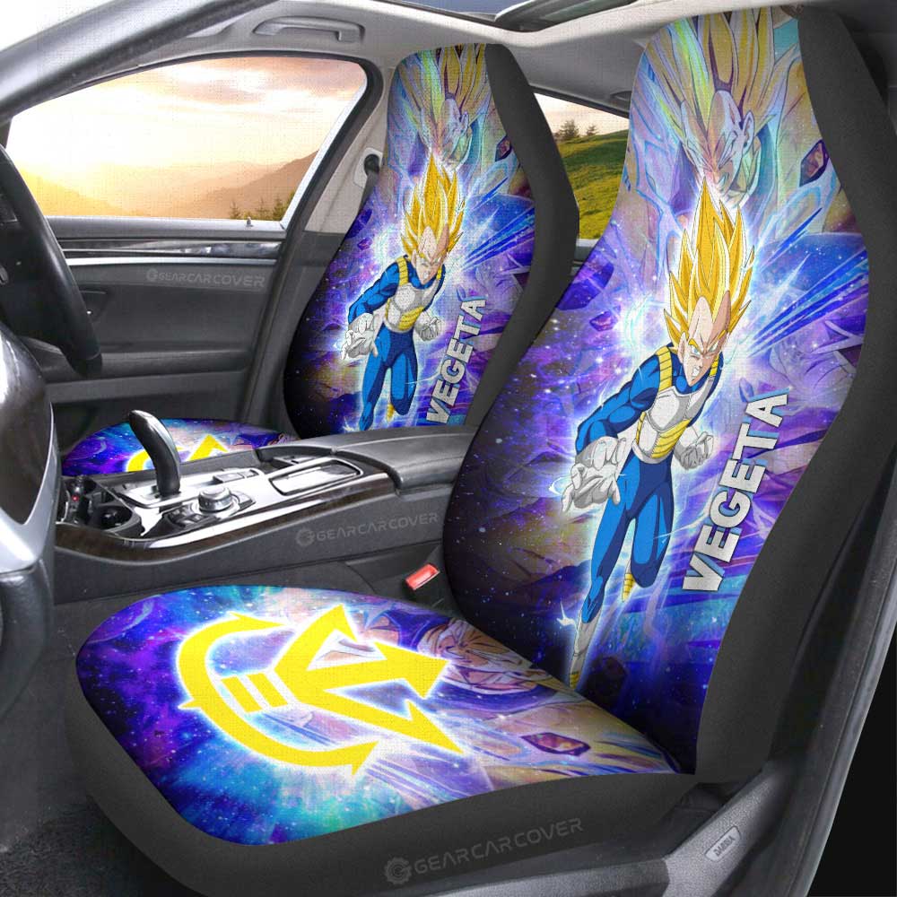 Vegeta SSJ Car Seat Covers Custom Car Accessories - Gearcarcover - 1