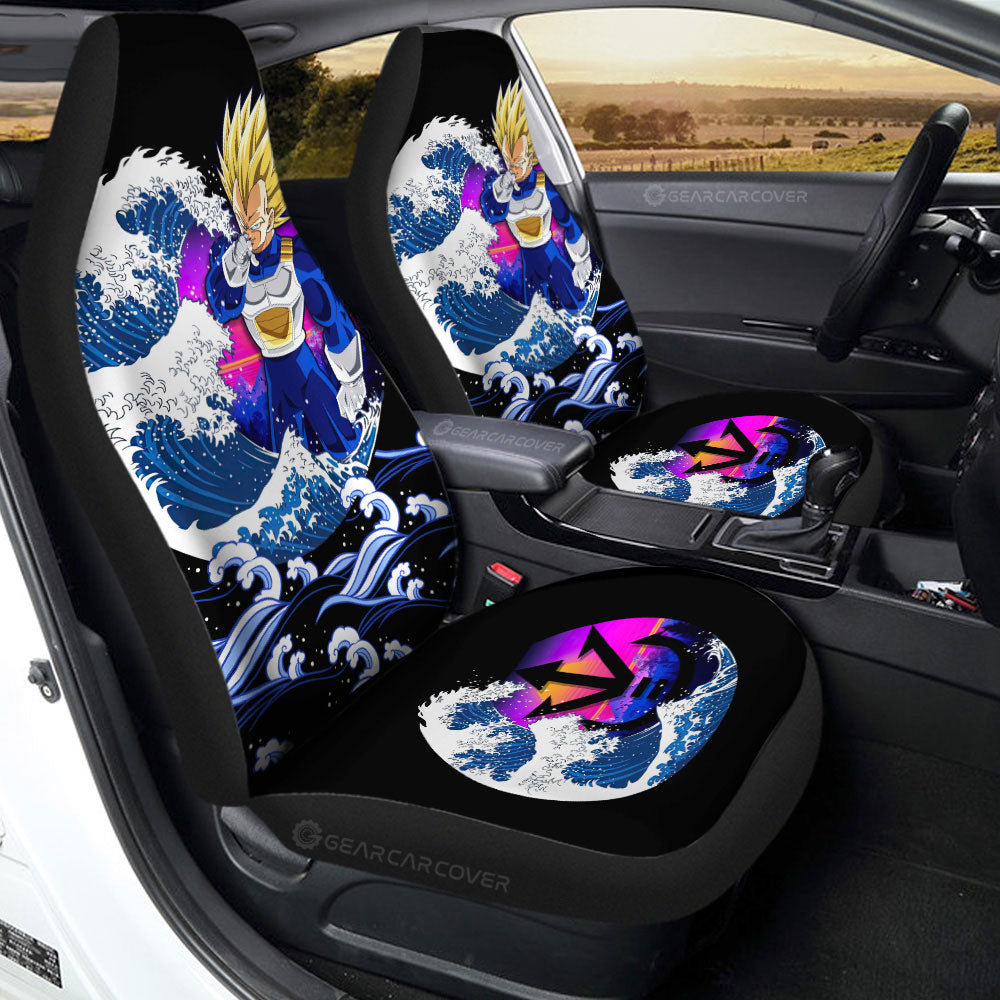 Vegeta SSJ Car Seat Covers Custom Dragon Ball Car Interior Accessories - Gearcarcover - 2