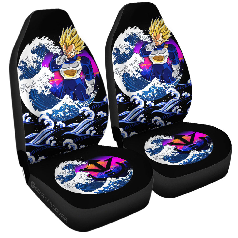 Vegeta SSJ Car Seat Covers Custom Dragon Ball Car Interior Accessories - Gearcarcover - 3