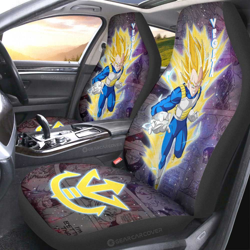 Vegeta SSJ Car Seat Covers Custom Galaxy Style Car Accessories - Gearcarcover - 2