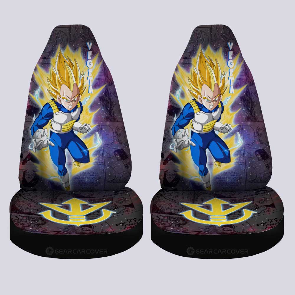 Vegeta SSJ Car Seat Covers Custom Galaxy Style Car Accessories - Gearcarcover - 4