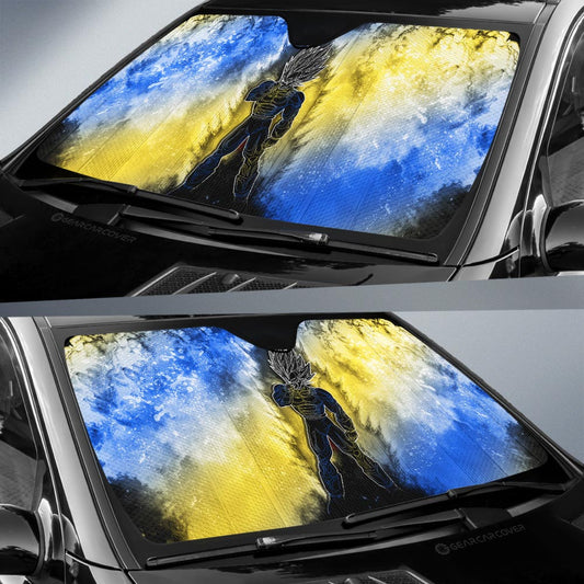 Vegeta SSJ Car Sunshade Custom Anime Car Accessories - Gearcarcover - 2