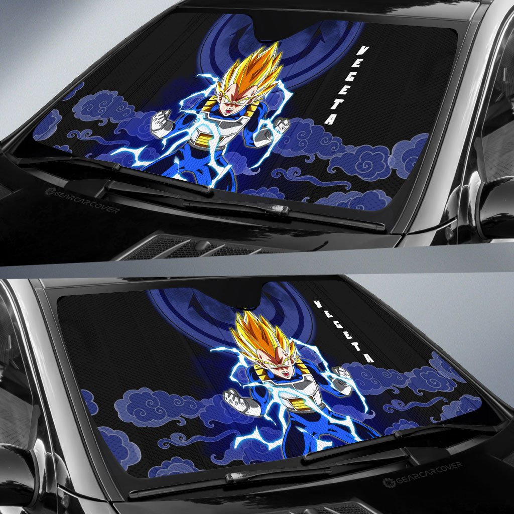 Vegeta SSJ Car Sunshade Custom Car Accessories - Gearcarcover - 2