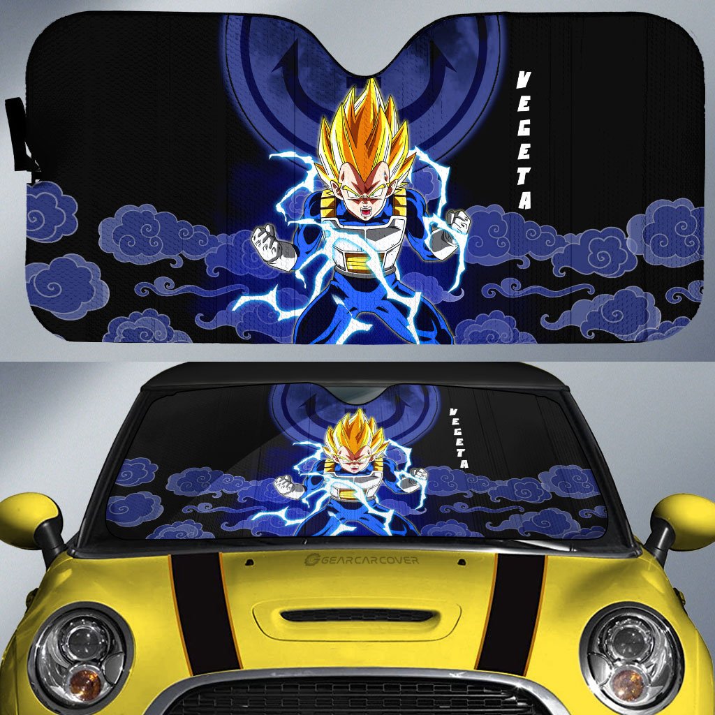 Vegeta SSJ Car Sunshade Custom Car Accessories - Gearcarcover - 1