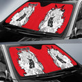 Vegeta SSJ Car Sunshade Custom Car Accessories Manga Style - Gearcarcover - 2