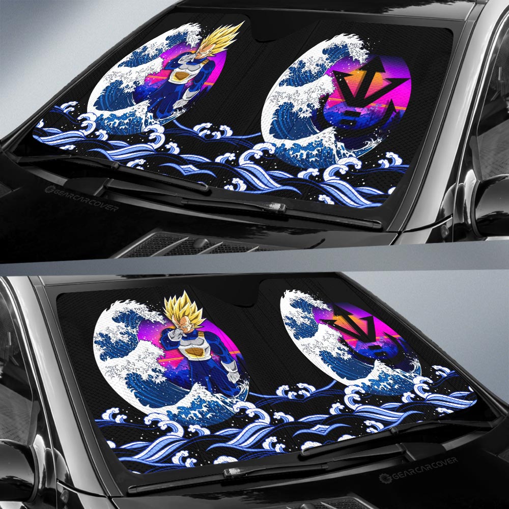 Vegeta SSJ Car Sunshade Custom Car Interior Accessories - Gearcarcover - 2