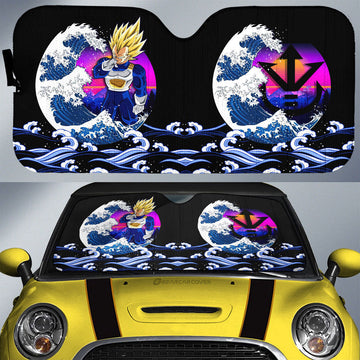 Vegeta SSJ Car Sunshade Custom Dragon Ball Car Interior Accessories - Gearcarcover - 1