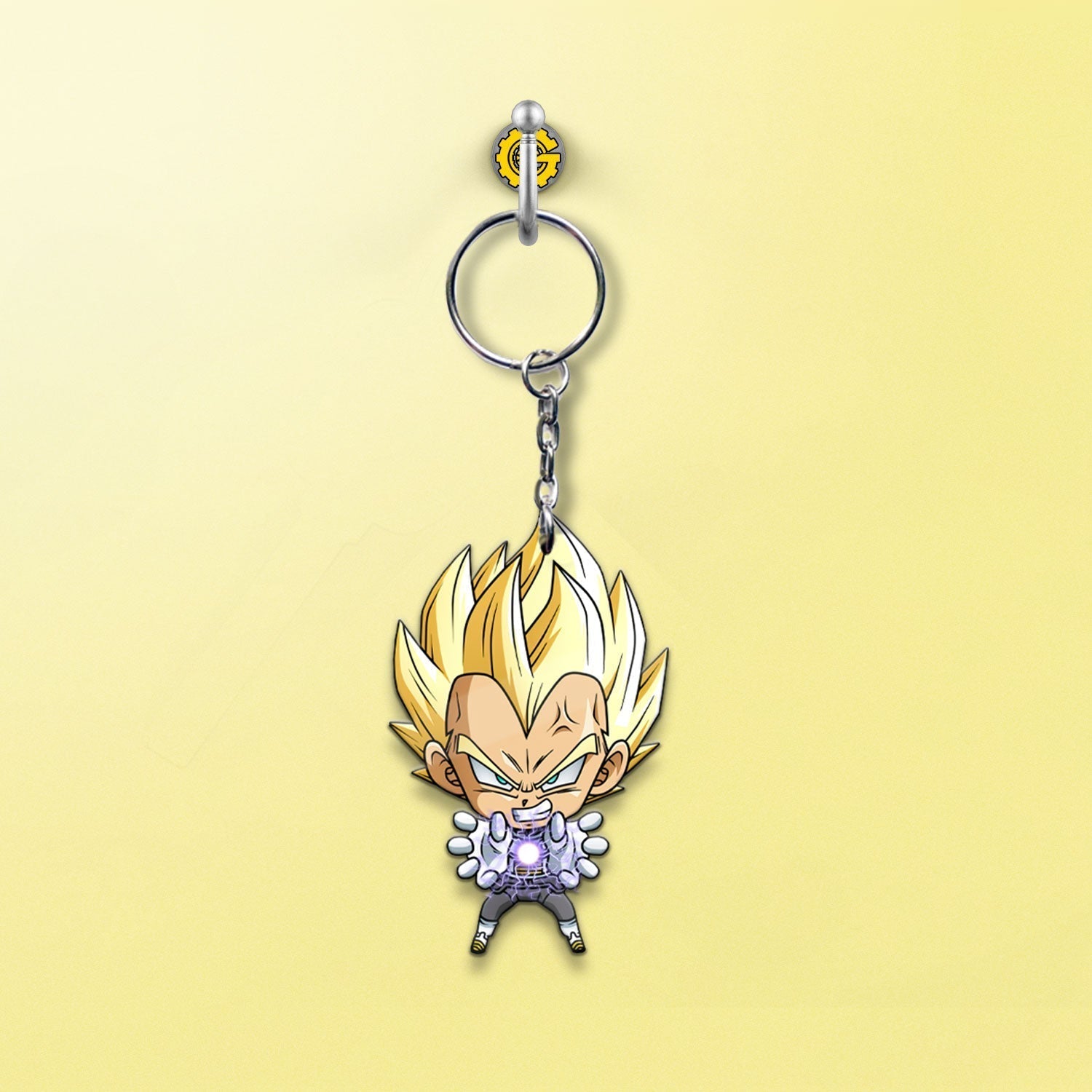 Vegeta SSJ Keychain Custom Car Accessories - Gearcarcover - 2