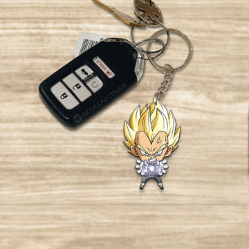 Vegeta SSJ Keychain Custom Car Accessories - Gearcarcover - 1