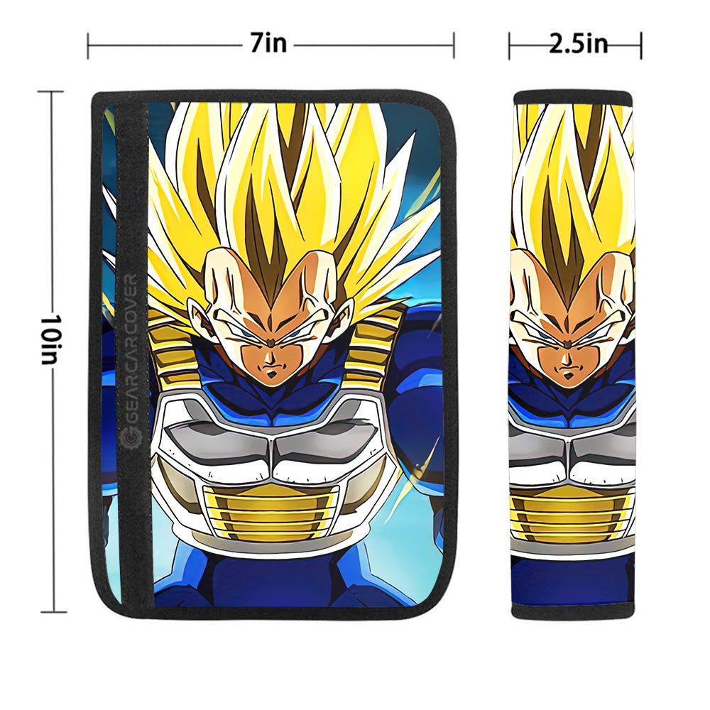 Vegeta SSJ Seat Belt Covers Custom Car Accessories - Gearcarcover - 1