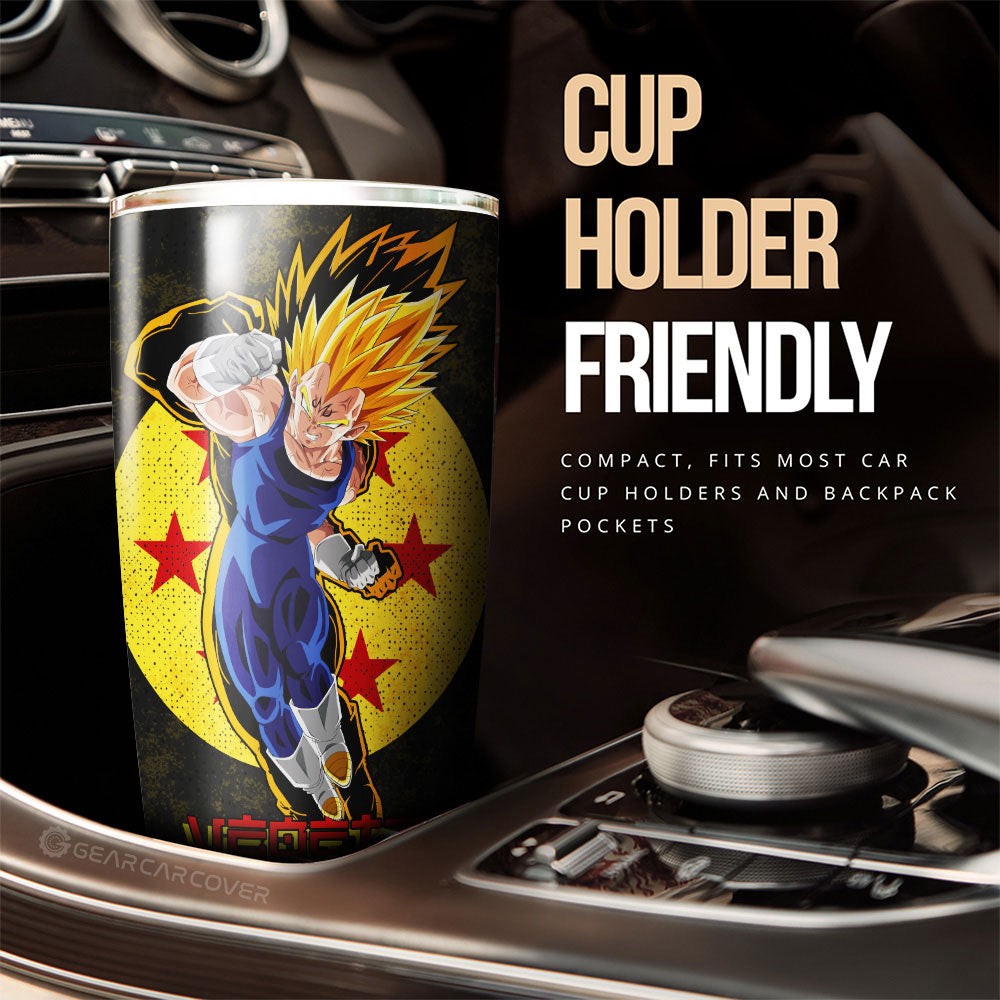 Vegeta SSJ Tumbler Cup Custom Car Accessories - Gearcarcover - 1