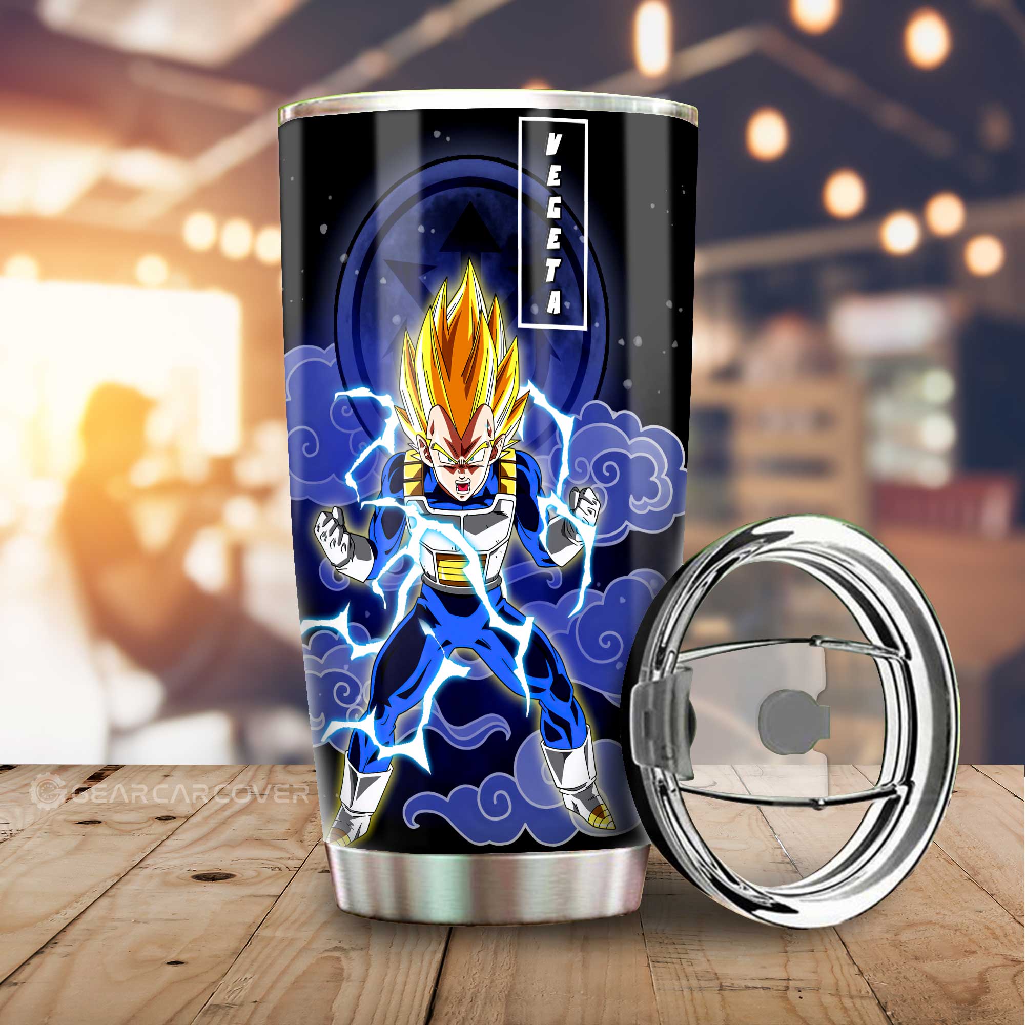 Vegeta SSJ Tumbler Cup Custom Car Accessories - Gearcarcover - 1