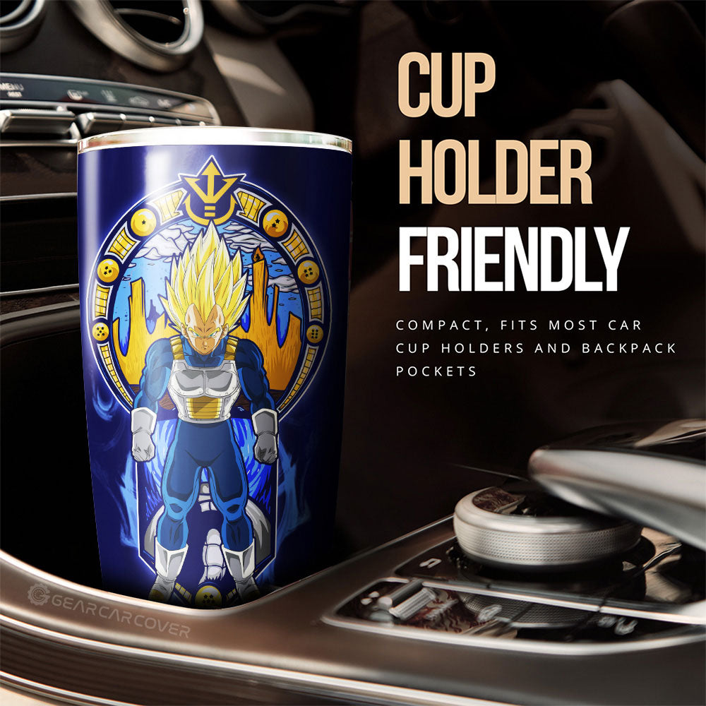 Vegeta SSJ Tumbler Cup Custom Car Interior Accessories - Gearcarcover - 3