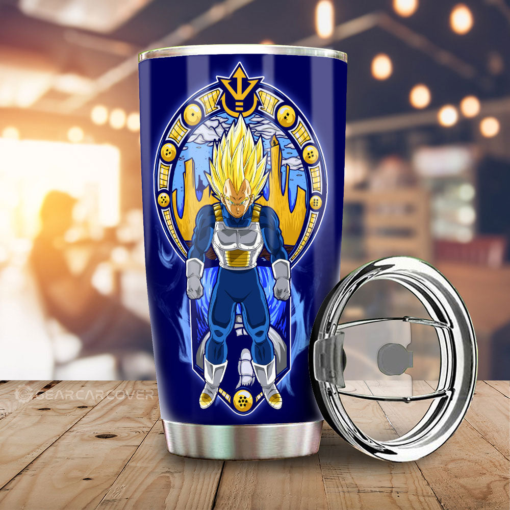 Vegeta SSJ Tumbler Cup Custom Car Interior Accessories - Gearcarcover - 1