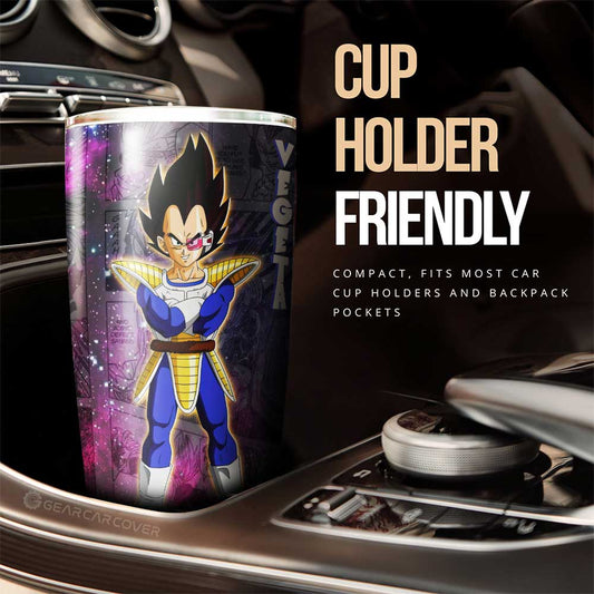 Vegeta Tumbler Cup Custom Car Accessories Manga Galaxy Style - Gearcarcover - 2