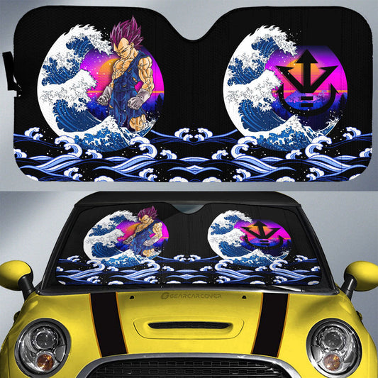 Vegeta Ultra Ego Car Sunshade Custom Dragon Ball Car Interior Accessories - Gearcarcover - 1