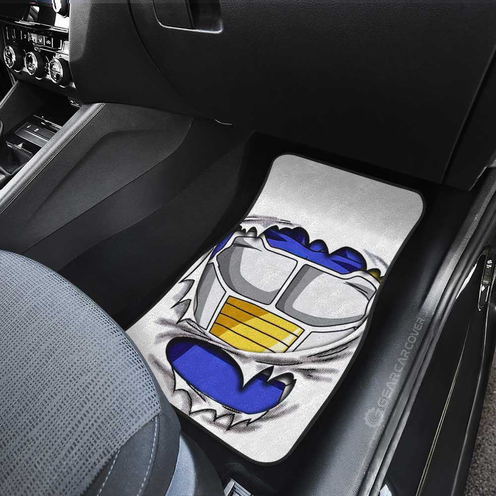 Vegeta Uniform Car Floor Mats Custom - Gearcarcover - 3