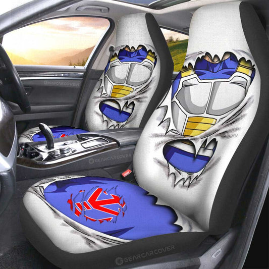 Vegeta Uniform Car Seat Covers Custom - Gearcarcover - 2