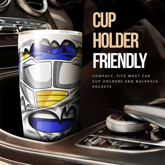 Vegeta Uniform Tumbler Cup Custom - Gearcarcover - 2