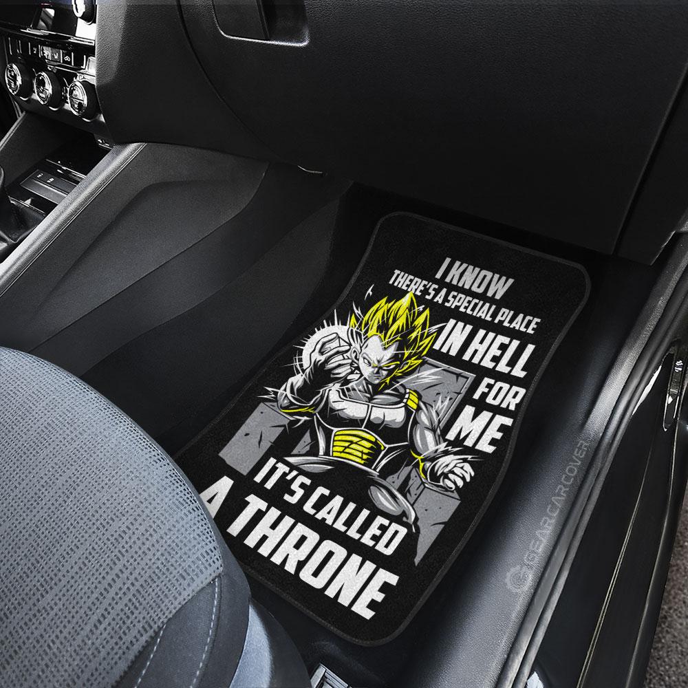 Vegeta's Throne Essential Car Floor Mats Custom Gift For Fans - Gearcarcover - 4