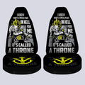 Vegeta's Throne Essential Car Seat Covers Custom Gift For Fans - Gearcarcover - 4