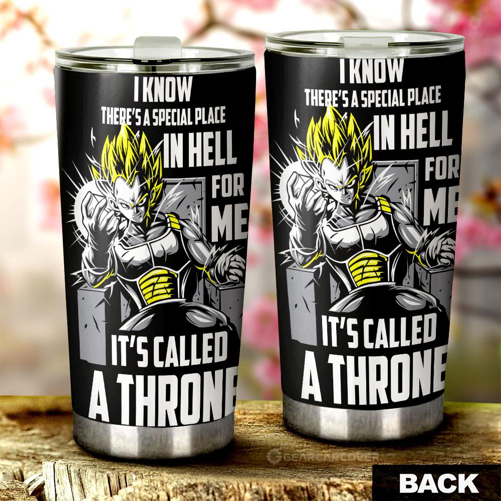 Vegeta's Throne Essential Tumbler Cup Custom Gift For Fans - Gearcarcover - 3