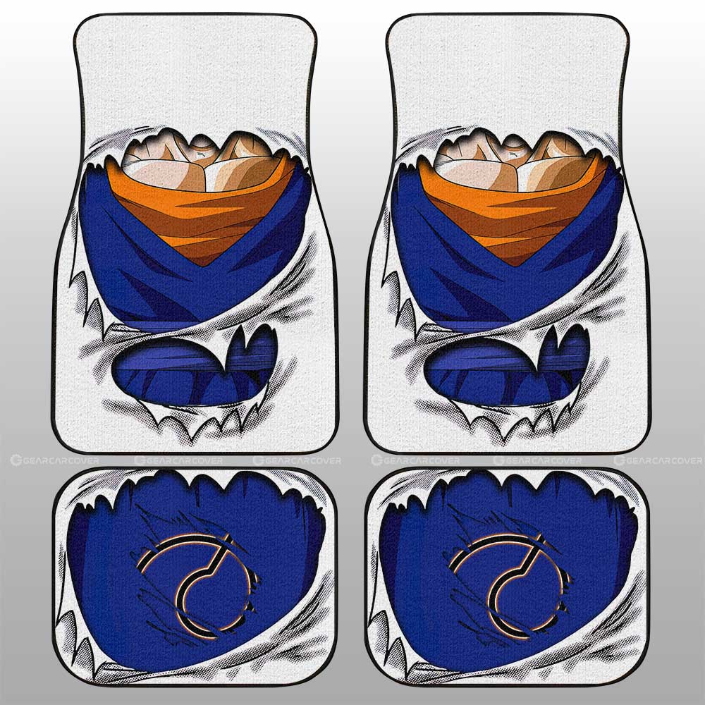 Vegito Uniform Car Floor Mats Custom - Gearcarcover - 1