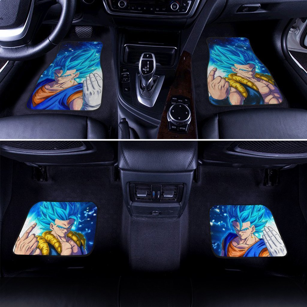Vegito and Gogeta Car Floor Mats Custom Anime DBS Car Accessories - Gearcarcover - 1