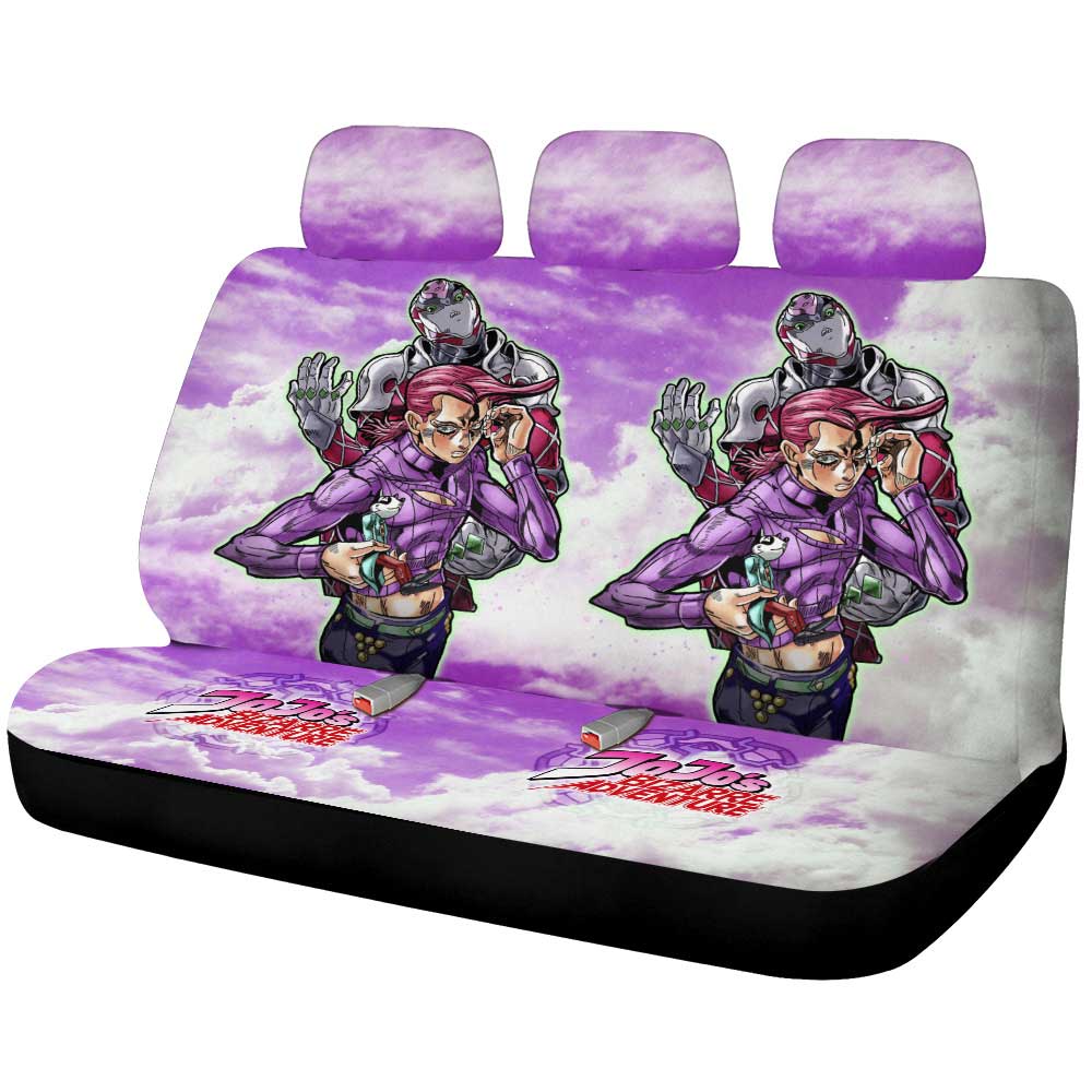 Vinegar Doppio Car Back Seat Cover Custom Bizarre Adventures - Gearcarcover - 1