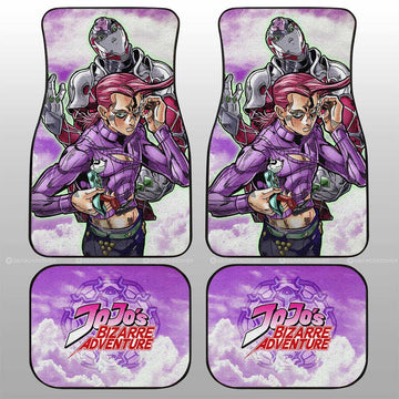 Vinegar Doppio Car Floor Mats Custom Bizarre Adventures - Gearcarcover - 1
